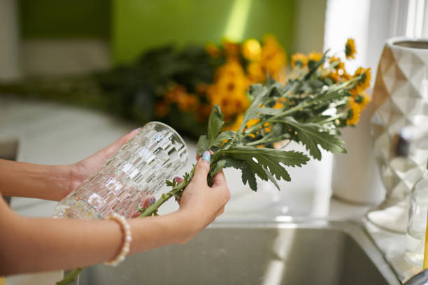 proper water additives for fresh flower preservation at home.
